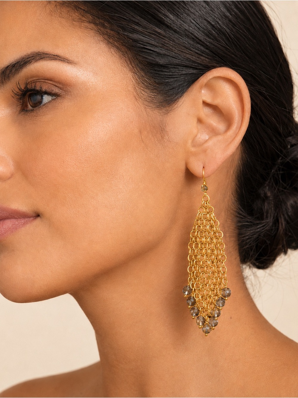 NWT Simply Vera Vera Wang Gold Chandelier Earrings